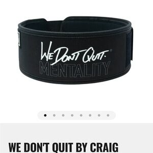 “We Don't Quit” Weight lifting Belt by 2Pood